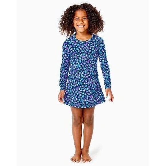 Lilly Pulitzer Girls Mini Beach Comber Dress Printed Cotton L 8-10 Years 279259